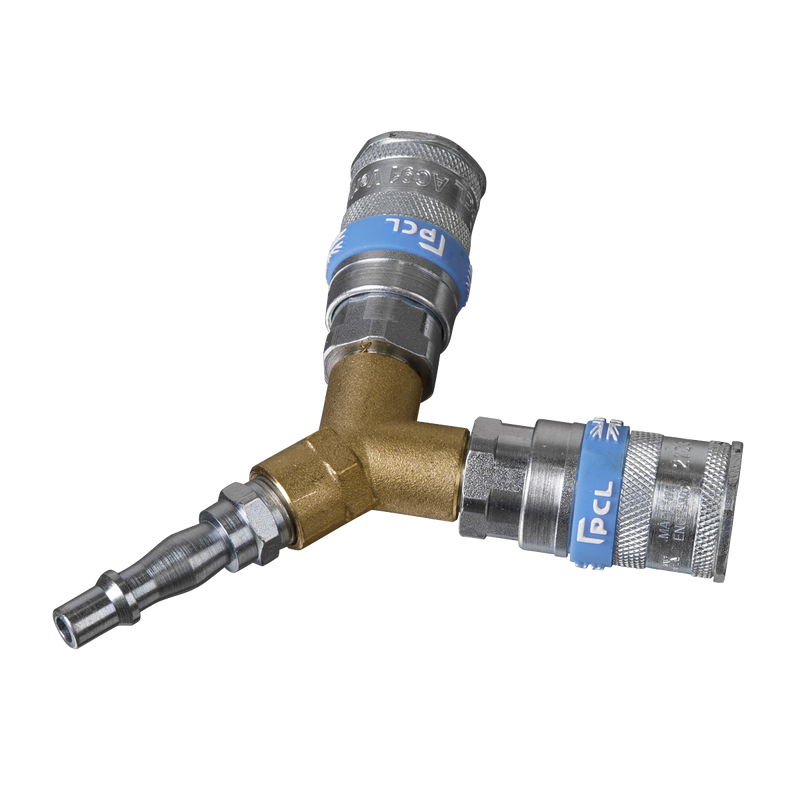 Sealey AC55 PCL Twin Coupling Y-Adaptor - additional view 5
