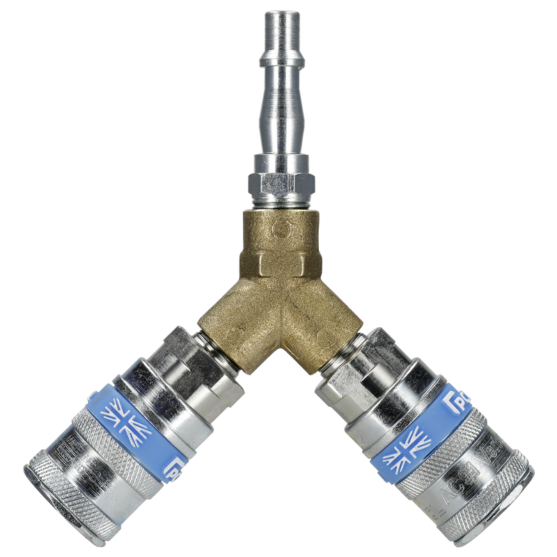 Sealey AC55 PCL Twin Coupling Y-Adaptor - additional view 3