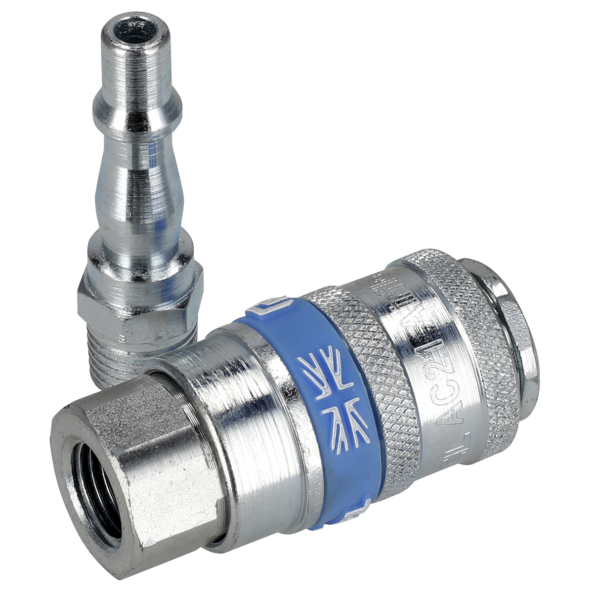 Sealey AC61 PCL Air Tool Coupling Kit 1/4"BSPT 2pc - additional view 2