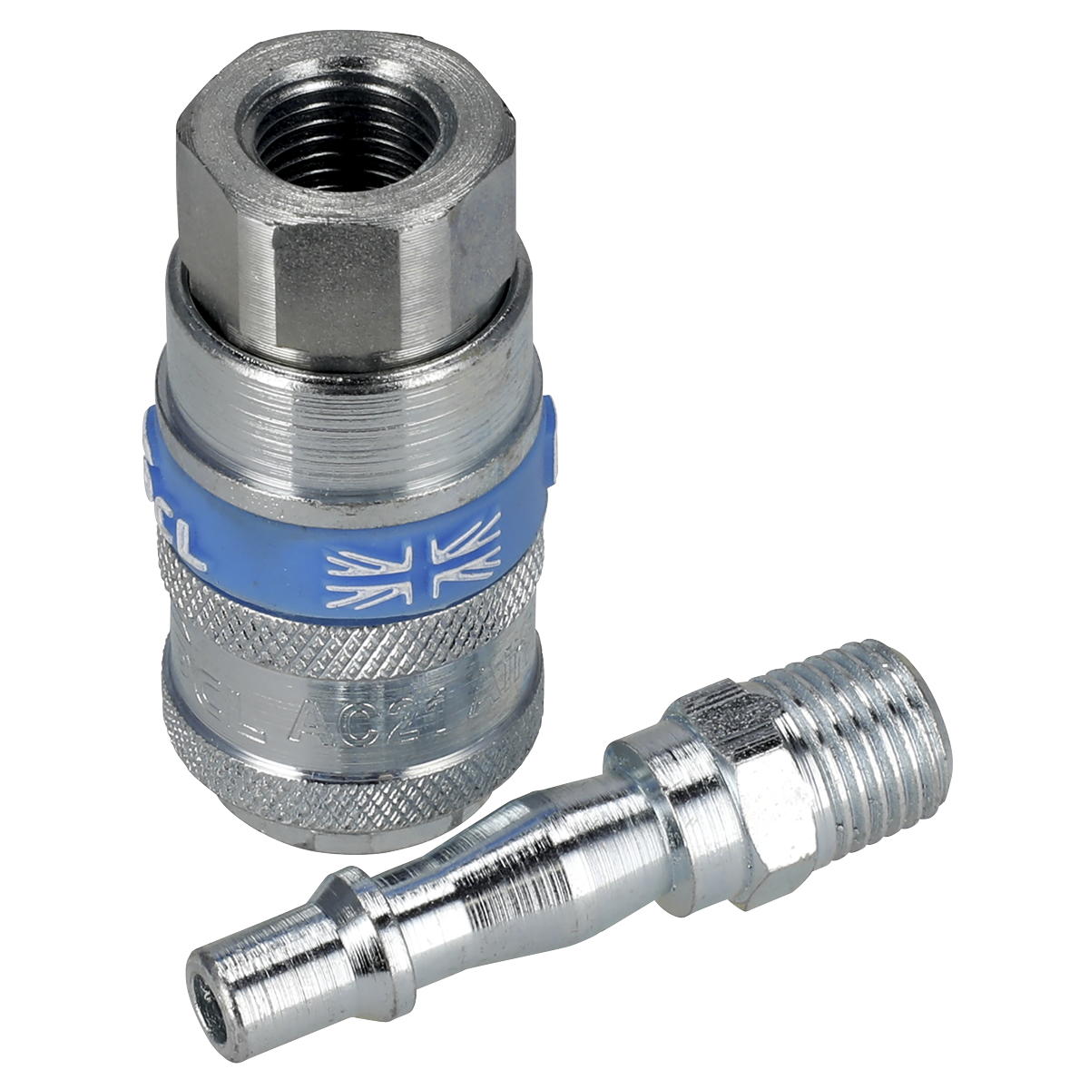 Sealey AC61 PCL Air Tool Coupling Kit 1/4"BSPT 2pc - additional view 4