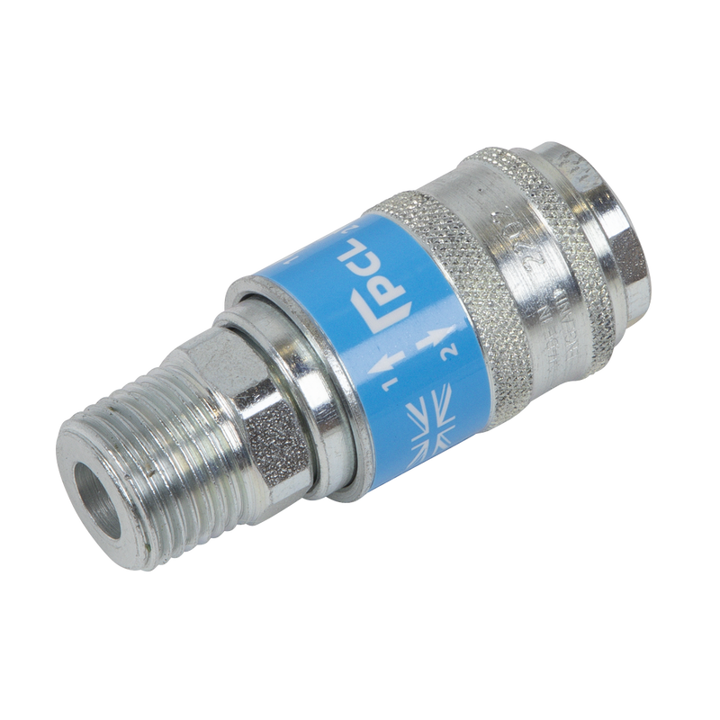 Sealey AC95 PCL Safeflow Safety Coupling Body Male 1/2"BSPT - additional view 6