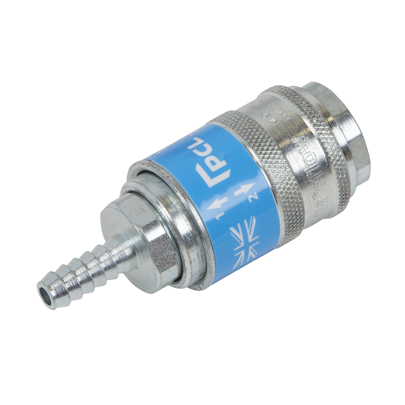 Sealey AC96 PCL Safeflow Safety Coupling Body Tailpiece for 1/4" Hose - additional view 2