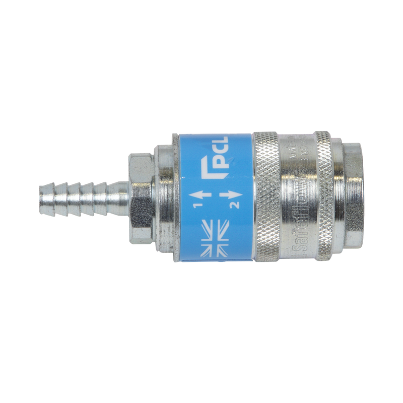 Sealey AC96 PCL Safeflow Safety Coupling Body Tailpiece for 1/4" Hose - additional view 3