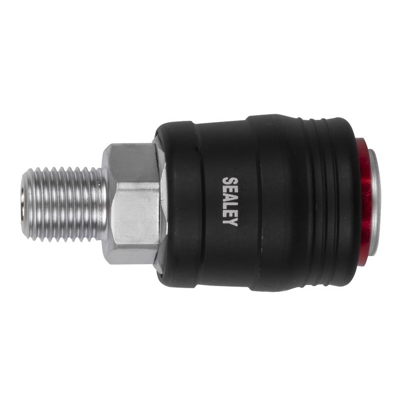 Sealey ACH01 High Flow Coupling Body Male 1/4"BSPT - additional view 3