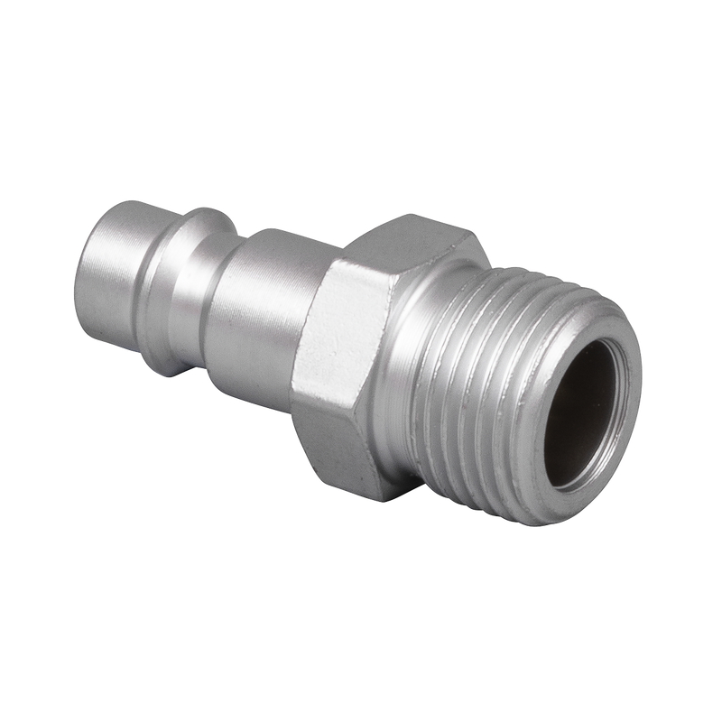 Sealey ACH19 High Flow Screwed Adaptor Male 3/8"BSPT - Pack of 5 - additional view 2