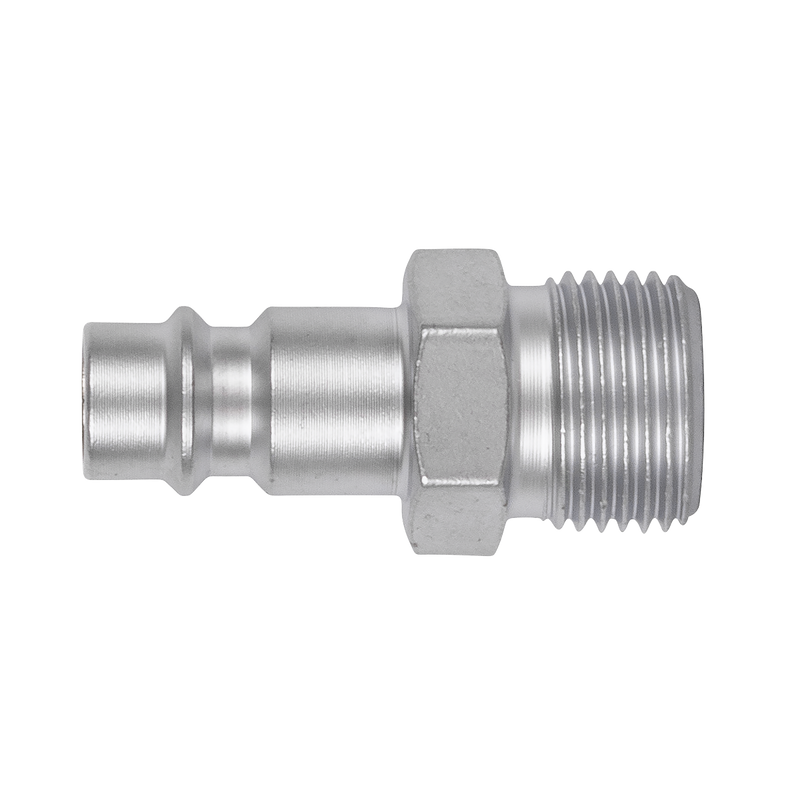 Sealey ACH19 High Flow Screwed Adaptor Male 3/8"BSPT - Pack of 5 - additional view 3