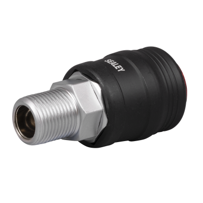 Sealey ACH62 High Flow Coupling Body Male 3/8"BSPT