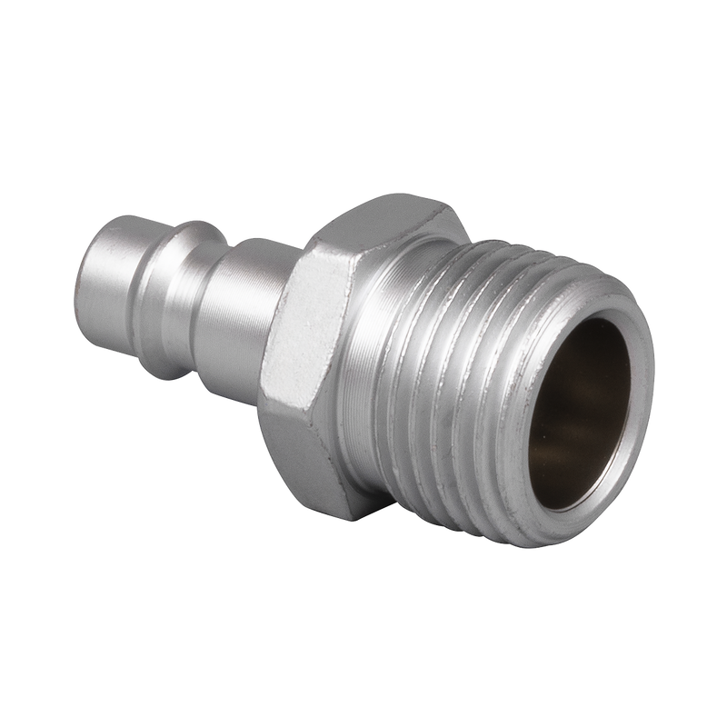 Sealey ACH68 High Flow Screwed Adaptor Male 1/2"BSPT - Pack of 5 - additional view 2