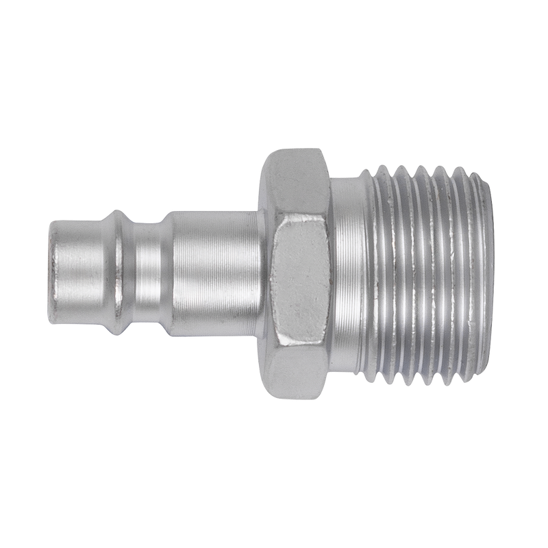 Sealey ACH68 High Flow Screwed Adaptor Male 1/2"BSPT - Pack of 5 - additional view 3