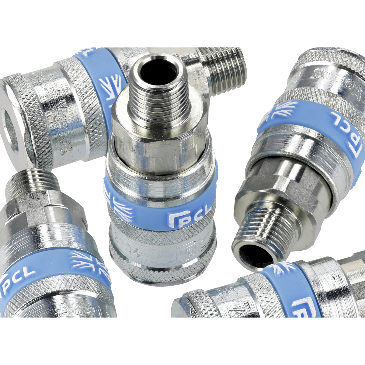 Sealey ACP16 PCL Coupling Body Male 1/4"BSPT - Pack of 5 - additional view 6