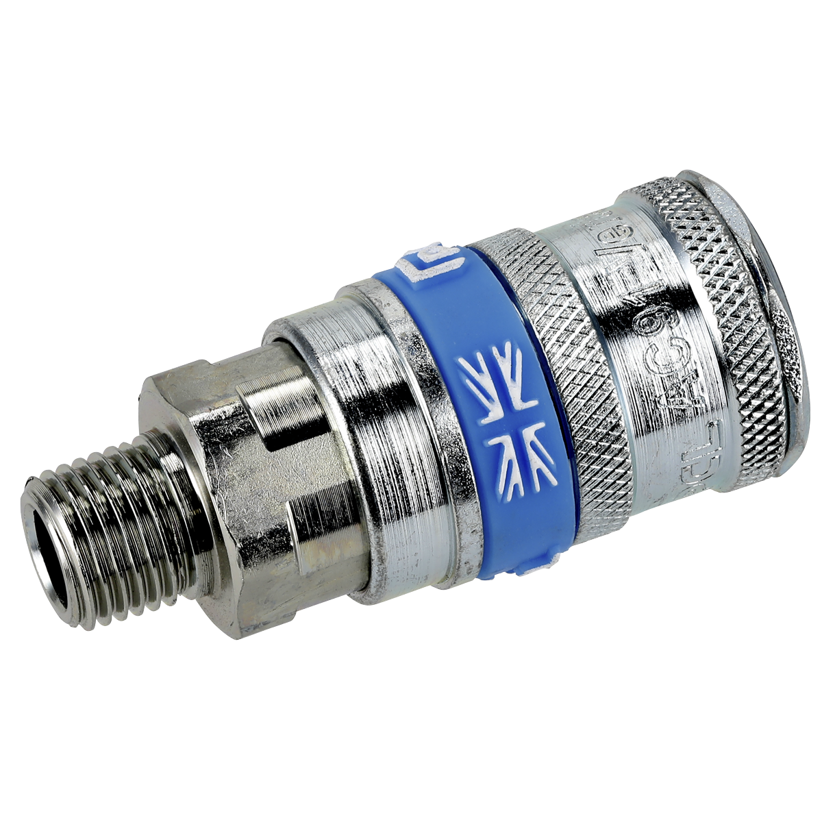 Sealey ACP16 PCL Coupling Body Male 1/4"BSPT - Pack of 5 - additional view 2