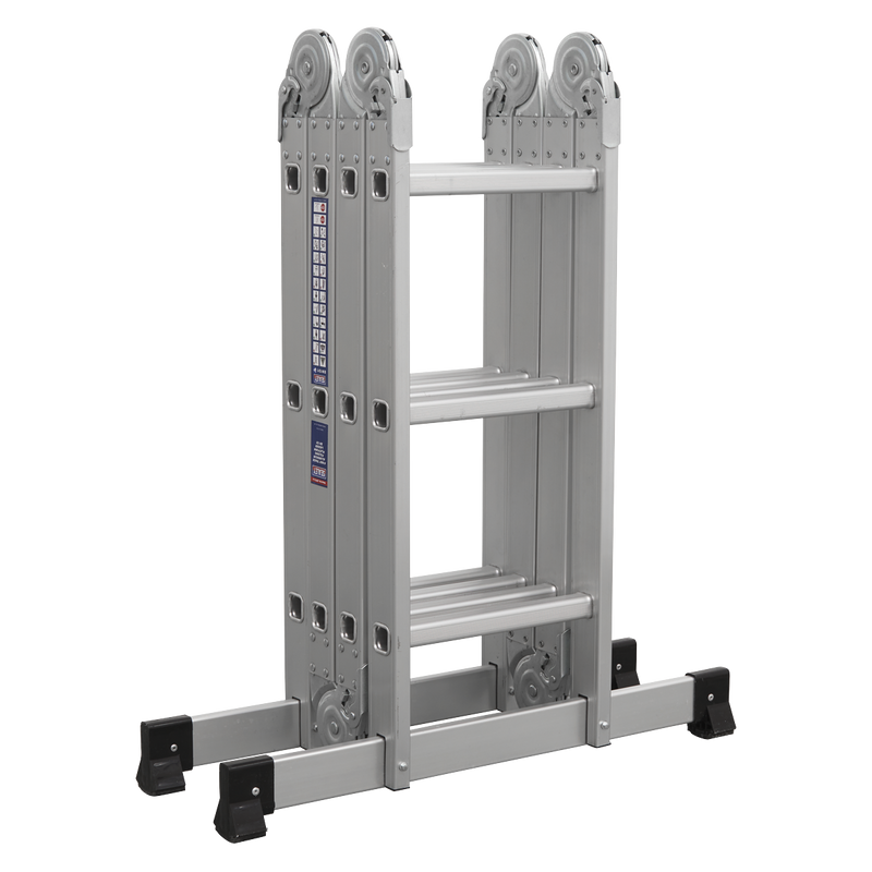 Sealey AFPL1 4-Way Aluminium Folding Platform Ladder - EN 131 - additional view 11