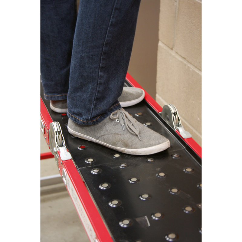 Sealey AFPL2 Aluminium 4-Way Multipurpose Adjustable-Height Ladder - EN 131 - additional view 6