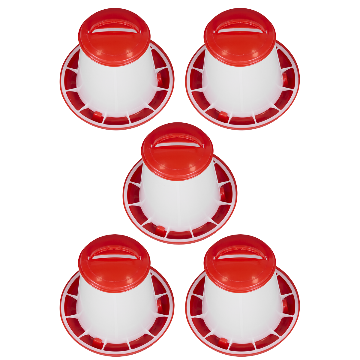 Sealey AFT025 Poultry Feeder 1.5kg - Pack of 5 - additional view 2