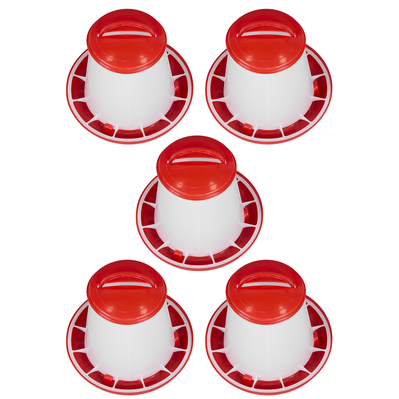 Sealey AFT025 Poultry Feeder 1.5kg - Pack of 5 - additional view 2