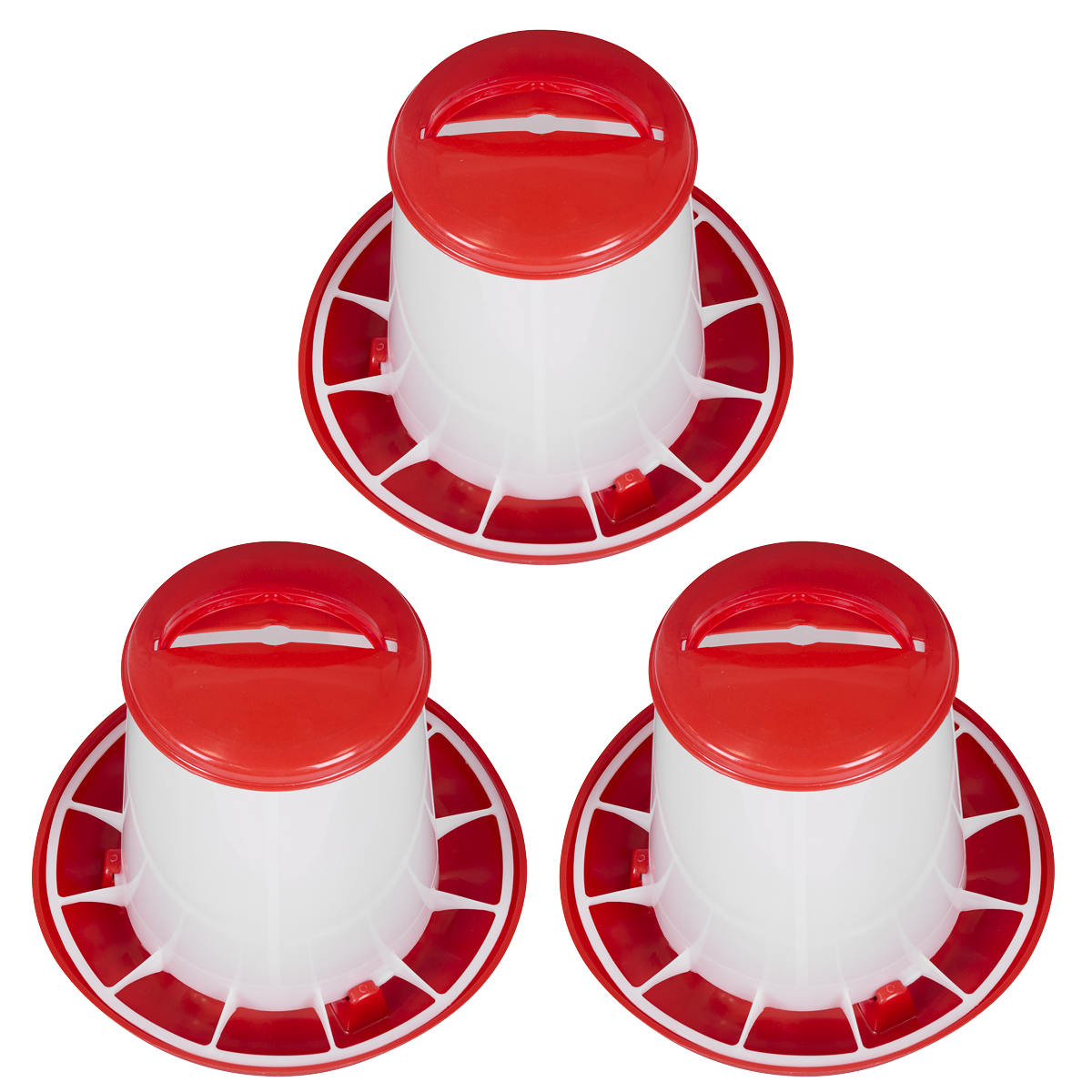 Sealey AFT033 Poultry Feeder 3kg - Pack of 3 - additional view 2