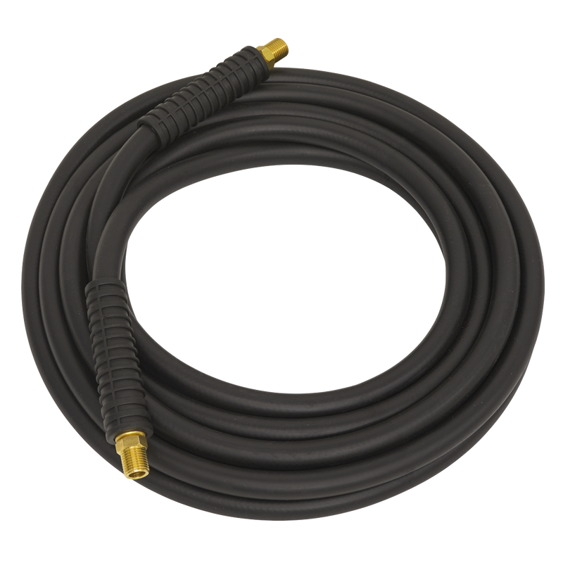 Sealey AH10RX/38 Heavy-Duty Air Hose with 1/4"BSP Unions 10m x 10mm