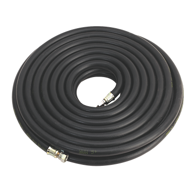 Sealey AH15RX/38 Heavy-Duty Air Hose with 1/4"BSP Unions 15m x 10mm