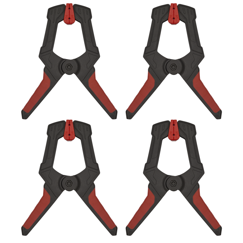 Sealey AK064 Spring Clamp Set 80mm 4pc - additional view 7