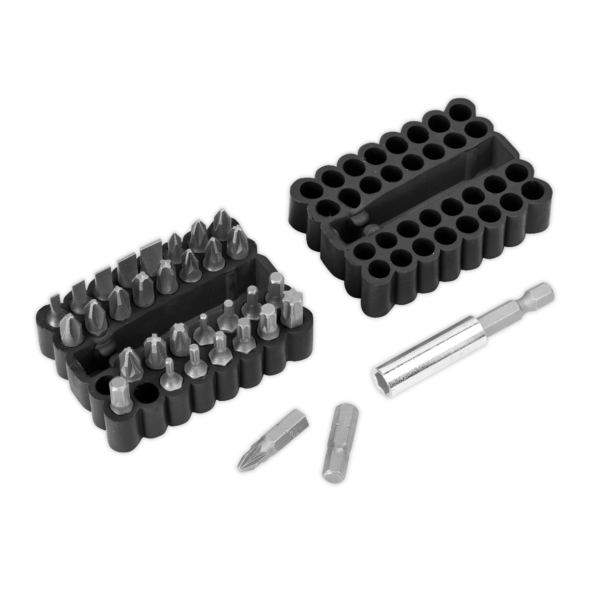 Sealey AK110 Premier Power Tool Bit & Magnetic Adaptor Set 33pc