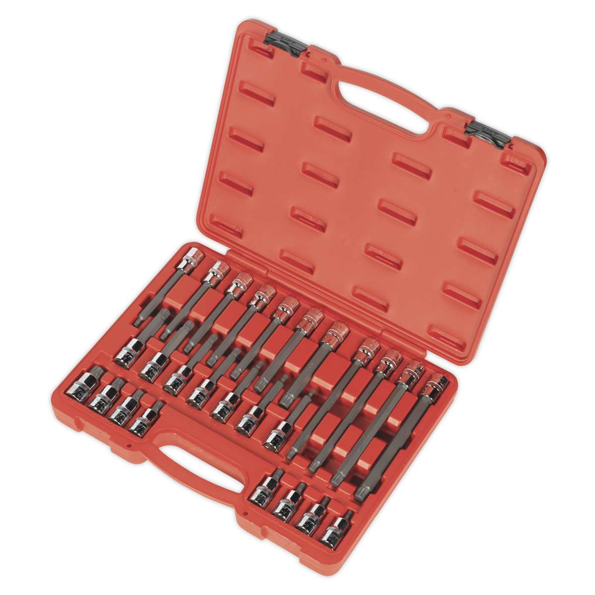 Sealey AK2195 Premier Spline Socket Bit Set 1/2"Sq Drive 26pc - additional view 5