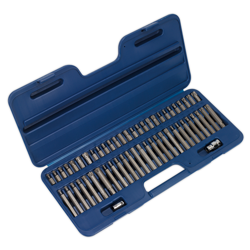 Sealey AK21956 Premier Security TRX-Star*/Hex/Ribe/Spline Bit Set 3/8" & 1/2"Sq Drive 56pc
