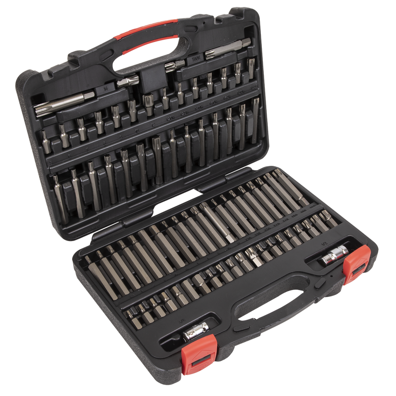 Sealey AK21974P Premier TRX-Star*/Security TRX-Star*/Hex/Ribe/Spline Bit Set 3/8" & 1/2"Sq Drive 74pc - additional view 2