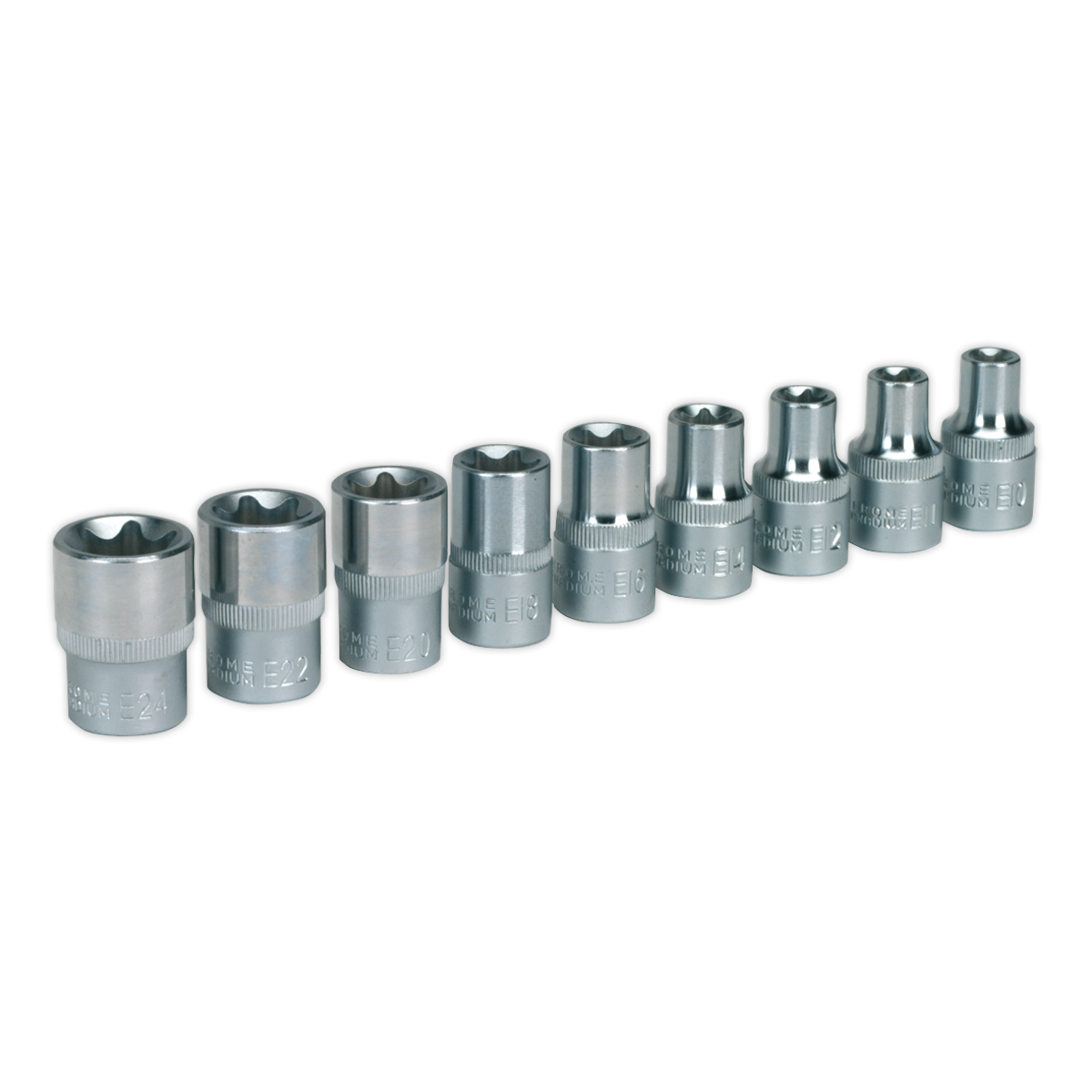 Sealey AK230 Premier TRX-Star* Female Socket Set 1/2"Sq Drive 9pc - additional view 2