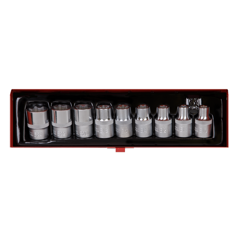 Sealey AK230 Premier TRX-Star* Female Socket Set 1/2"Sq Drive 9pc - additional view 6