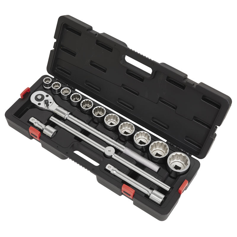 Sealey AK2583 Premier Socket Set 3/4"Sq Drive 12-Point 15pc - additional view 4