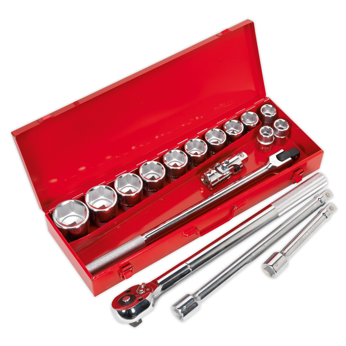 Sealey AK2597 Premier Socket Set 3/4"Sq Drive 17pc
