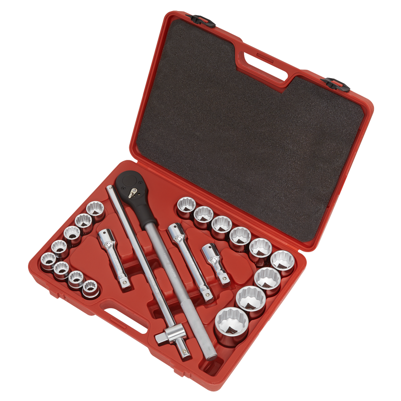 Sealey AK2598 Premier Socket Set 3/4"Sq Drive 12-point 22pc - additional view 3