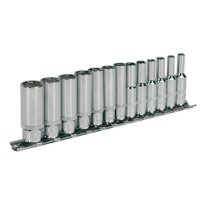 Sealey AK2692 Premier Deep Socket Set 1/4"Sq Drive 13pc