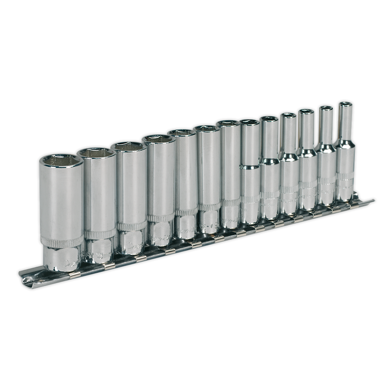 Sealey AK2692 Premier Deep Socket Set 1/4"Sq Drive 13pc