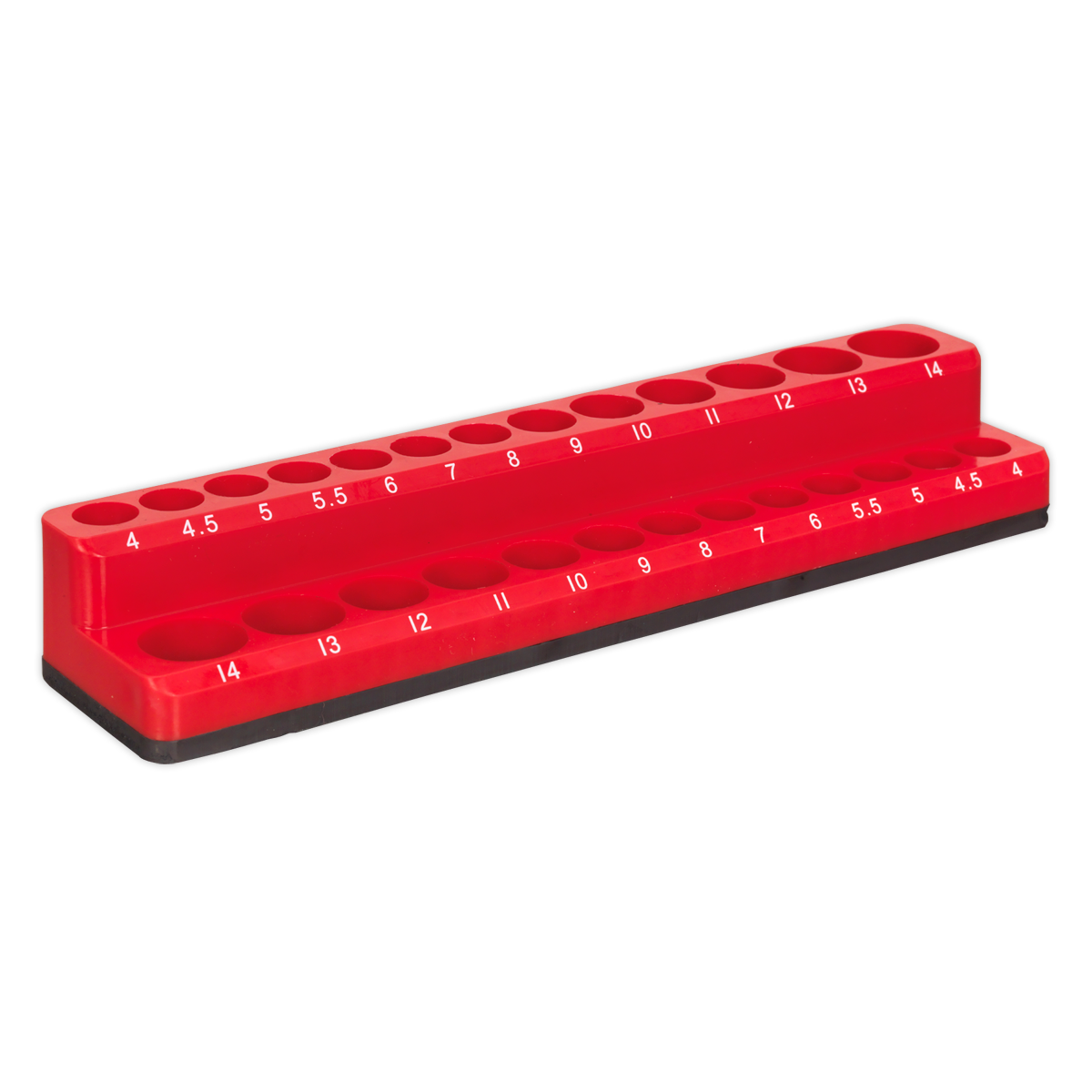 Sealey AK27085 Premier Magnetic Socket Holder 1/4"Sq Drive Capacity 26 Sockets