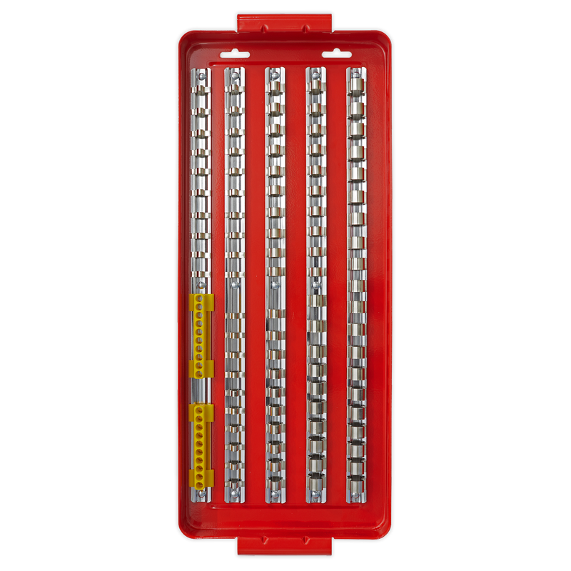 Sealey AK272 Premier Socket Rail Tray 1/4", 3/8" & 1/2"Sq Drive - additional view 2