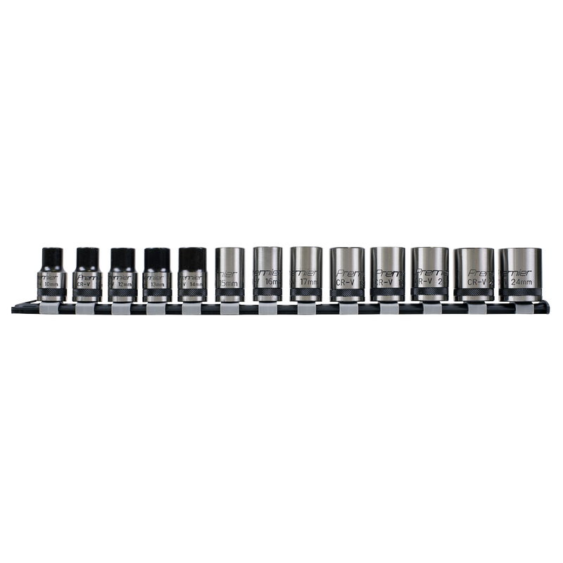 Sealey AK2742B Premier Black Lock-On™ Socket Set 1/2"Sq Drive 13pc - additional view 7
