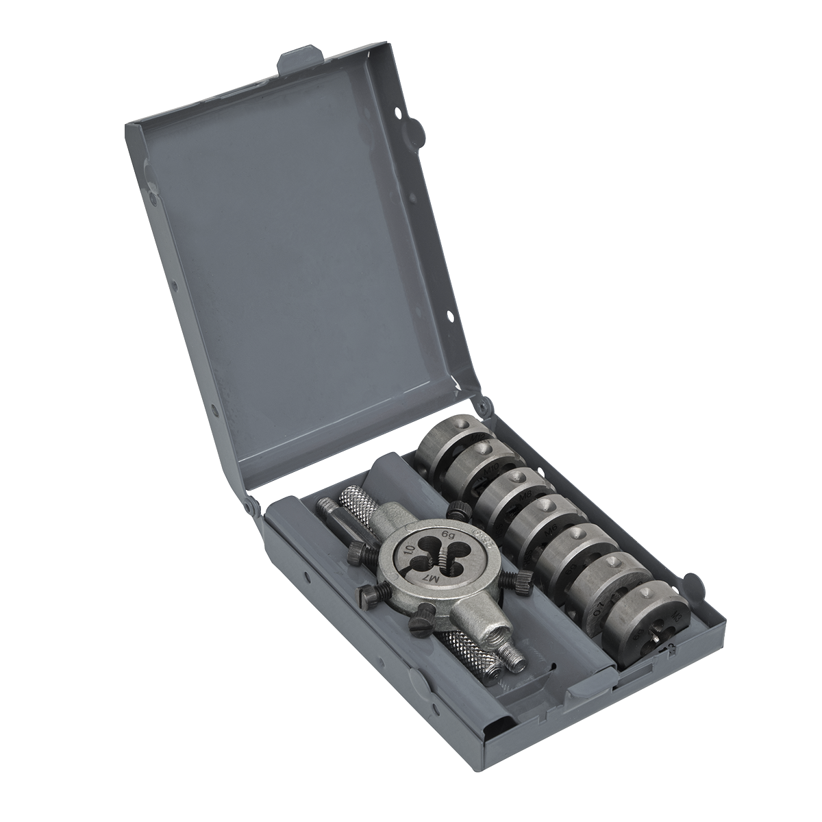 Sealey AK3009 Metric Split Die Set 9pc