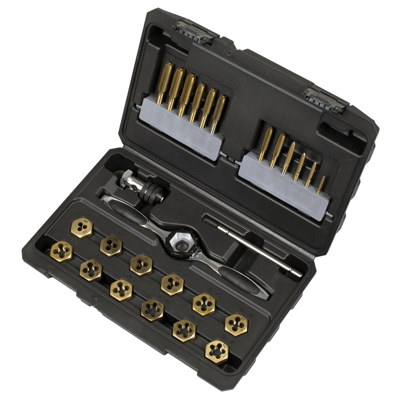 Sealey AK3026 Titanium Coated Hexagonal Tap & Die Set 26pc - additional view 7