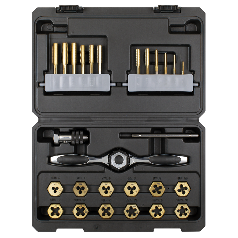 Sealey AK3026 Titanium Coated Hexagonal Tap & Die Set 26pc - additional view 8
