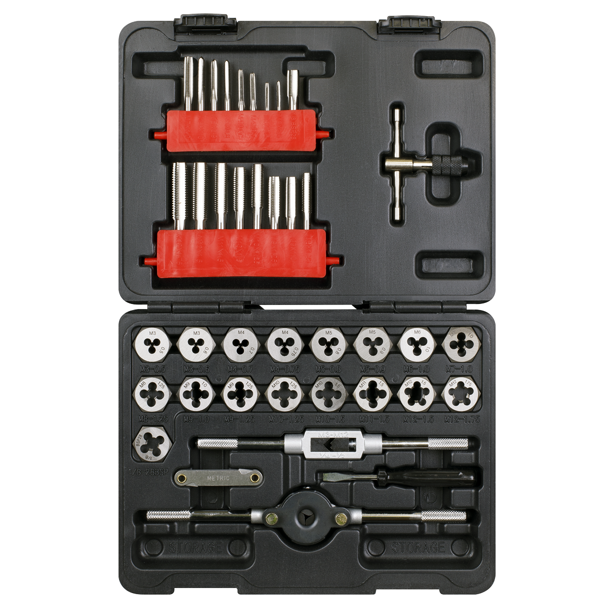 Sealey AK3039HM Metric Tap & Hex Die Set 39pc - additional view 3