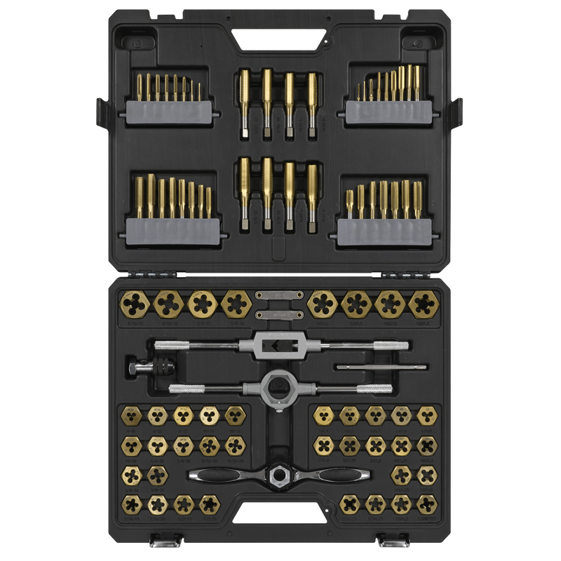Sealey AK3086HIM Premier Metric/Imperial Hexagonal Tap & Die Set 86pc - additional view 3