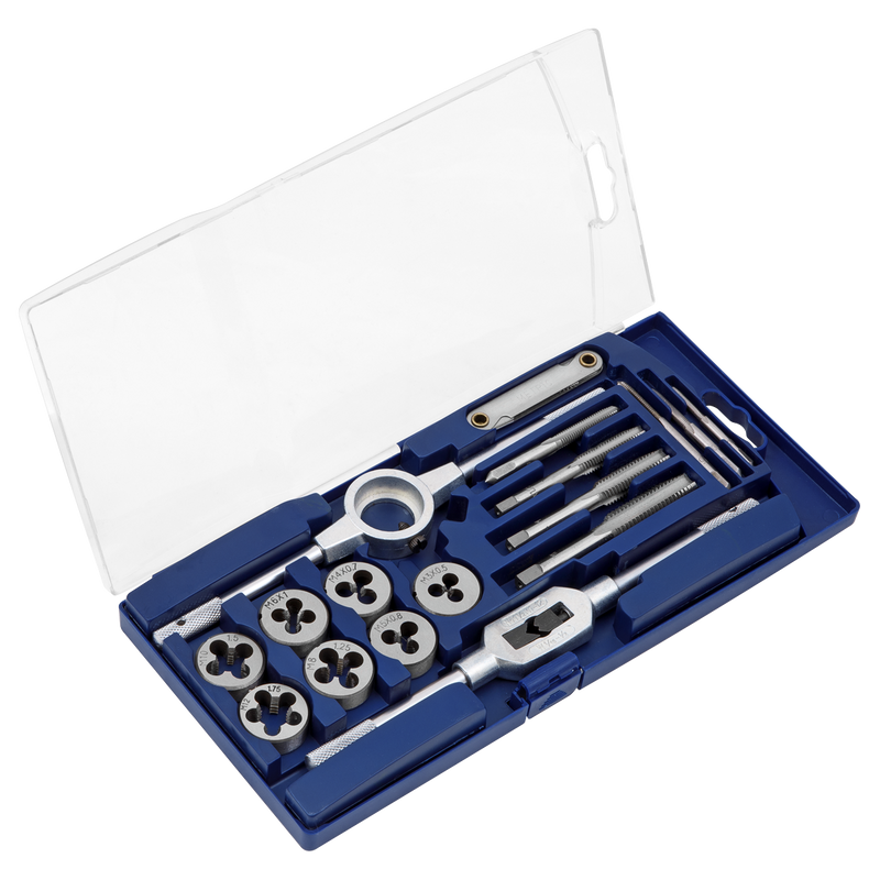 Sealey AK321 Metric Tap & Die Set 17pc
