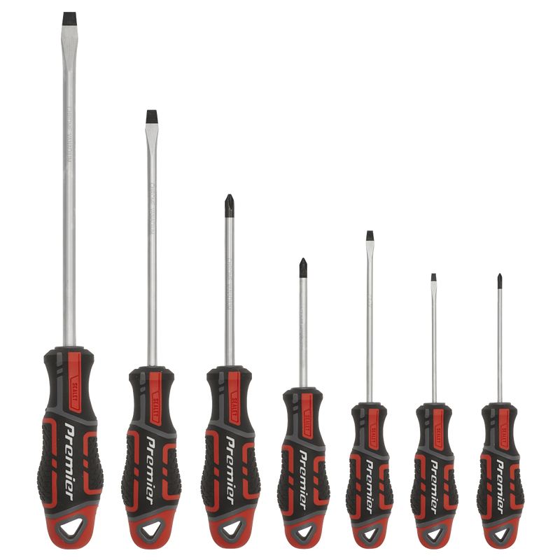 Sealey AK4321 Premier GripMAX® Screwdriver Set 7pc - Red - additional view 3