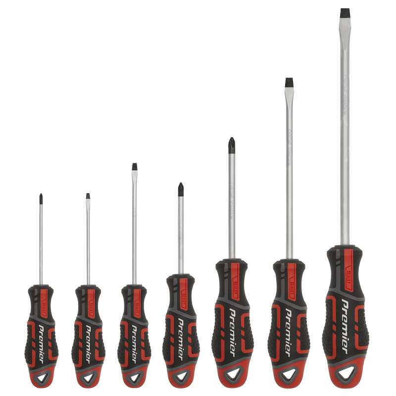 Sealey AK4321 Premier GripMAX® Screwdriver Set 7pc - Red - additional view 4