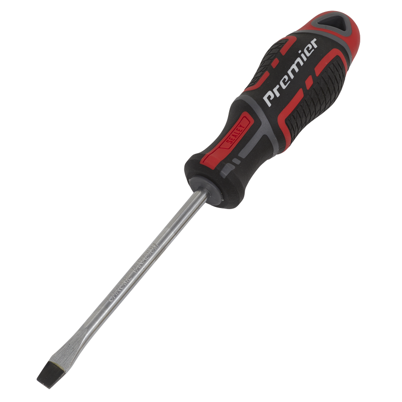 Sealey AK4354 Premier GripMAX® Slotted Screwdriver 6 x 100mm
