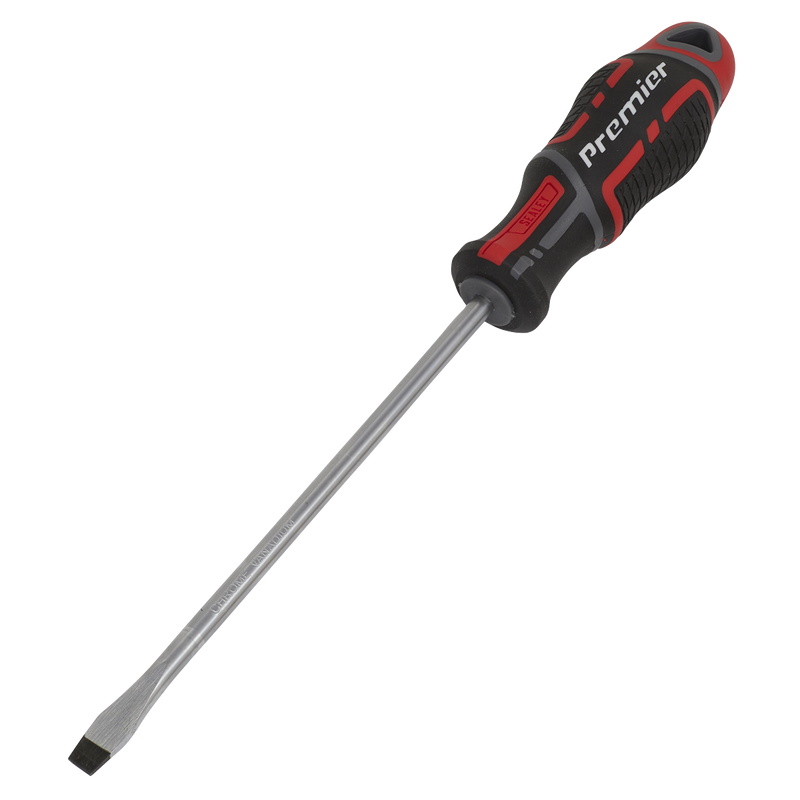 Sealey AK4355 Premier GripMAX® Slotted Screwdriver 6 x 150mm