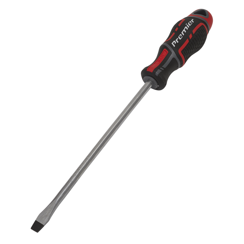 Sealey AK4357 Premier GripMAX® Slotted Screwdriver 8 x 200mm