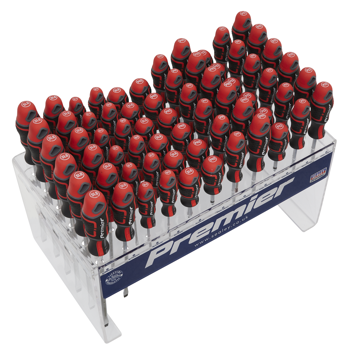Sealey AK4369DS Premier GripMAX® Individual Screwdrivers Countertop Display 66pc - additional view 6