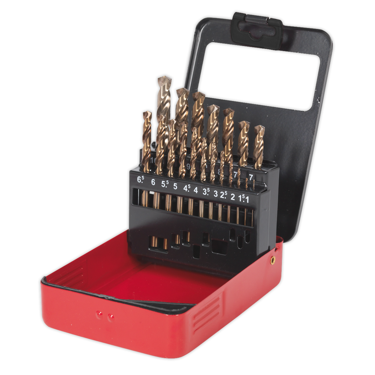 Sealey AK4701 HSS Cobalt Fully Ground Drill Bit Set 19pc - additional view 3